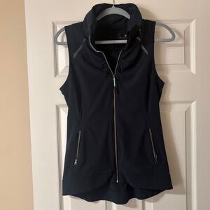 Tangerine hooded vest